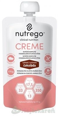 E-shop Nutrego CREME s príchuťou čokoláda, 12x175g (2100g)