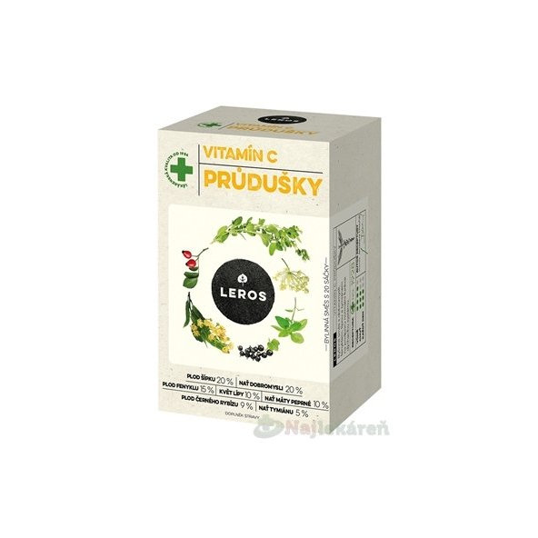 LEROS VITAMÍN C PRIEDUŠKY 20x1,5g (30g)