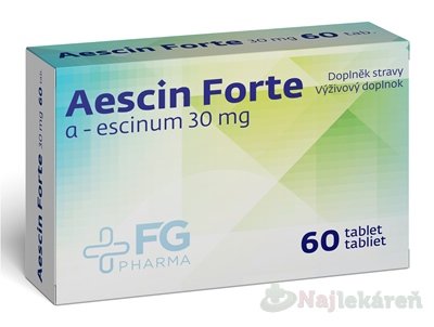 E-shop Aescin Forte 30 mg - FG Pharma 60 ks