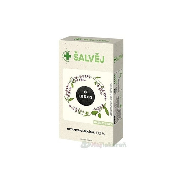 LEROS ŠALVIA bylinný čaj  20x1,5g (30g)