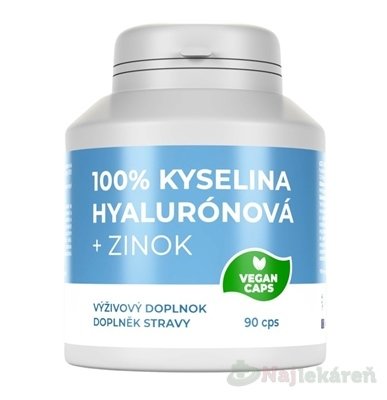 KYSELINA HYALURÓNOVÁ + ZINOK - Boos Trade 90cps