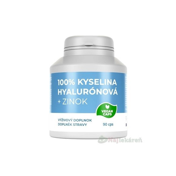 KYSELINA HYALURÓNOVÁ + ZINOK - Boos Trade 90cps