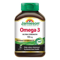 Jamieson Omega-3 Ultra Strength 900 mg 75 kapsúl
