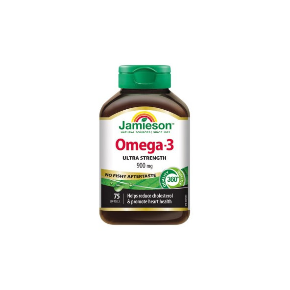 Jamieson Omega-3 Ultra Strength 900 mg 75 kapsúl