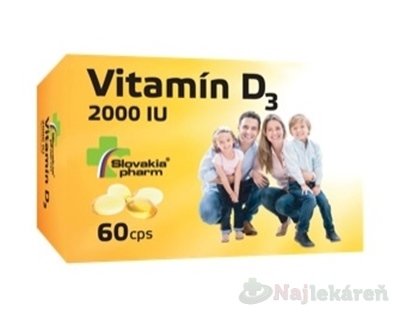E-shop Slovakiapharm Vitamín D3 2000 IU