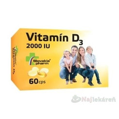 Slovakiapharm Vitamín D3 2000 IU