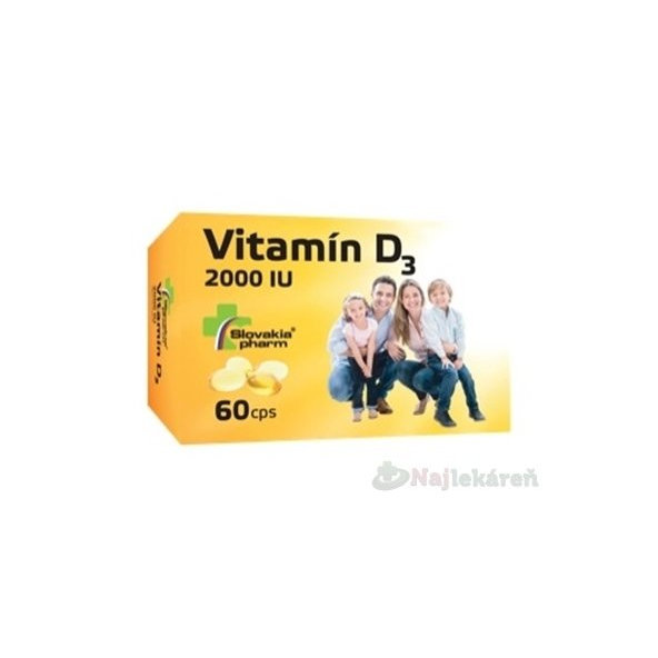Slovakiapharm Vitamín D3 2000 IU