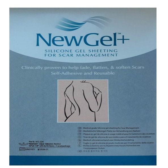 NewGel+ Priehľadná náplasť v tvare kotvy (2 ks) NG-326