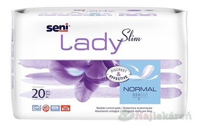 Seni Lady Slim NORMAL urologické vložky pre ženy, 20ks