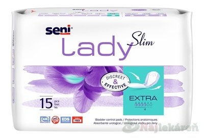 Seni Lady Slim EXTRA urologické vložky pre ženy, 15ks