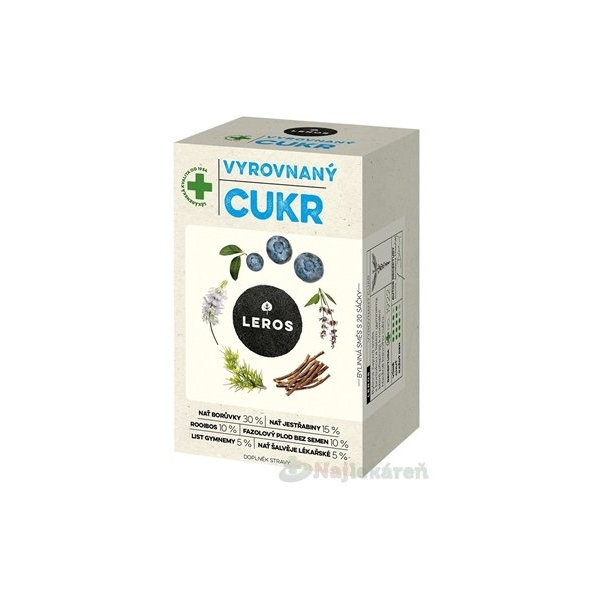 LEROS VYROVNANÝ CUKOR 20x1g (20g)