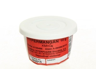 E-shop Manganistan draselný - Hypermangán na čistenie a hojenie rán 10 g