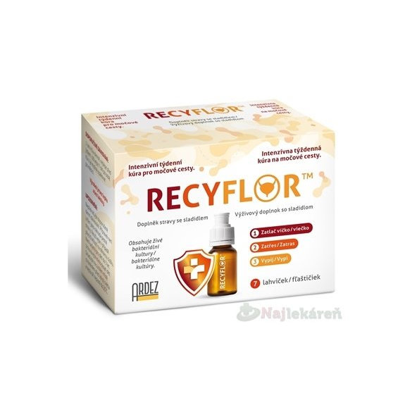 RECYFLOR fľaštičky 7ks