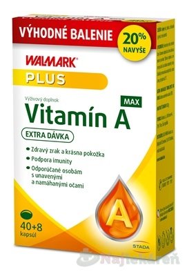 E-shop WALMARK Vitamín A MAX 48 kapsúl