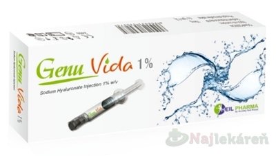 E-shop Genu Vida 1,0% Intraartikulárny roztok injekcia hyaluronátu sodného 2 ml