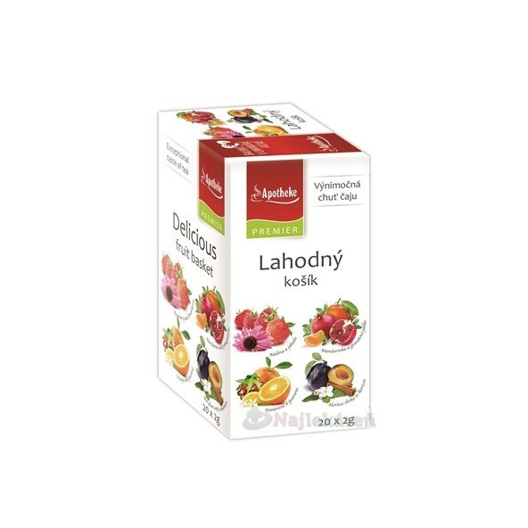 APOTHEKE PREMIER Lahodný košík ovocný čaj (4 druhy) 20x2g (40g)