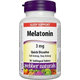 Webber Naturals Melatonin 3 mg tablety pod jazyk 90 ks