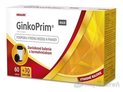 E-shop WALMARK GinkoPrim MAX 90 tbl + DARČEK
