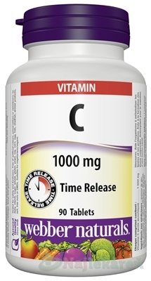 E-shop Webber Naturals Vitamín C 1000 mg s postupným uvoľňovaním 90 cps