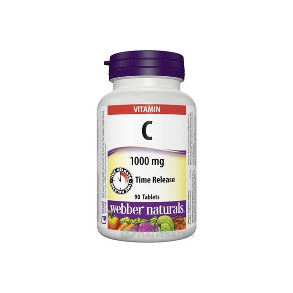 Webber Naturals Vitamín C 1000 mg s postupným uvoľňovaním 90 cps