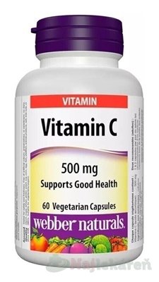 E-shop Webber Naturals Vitamín C 500 mg 60 cps