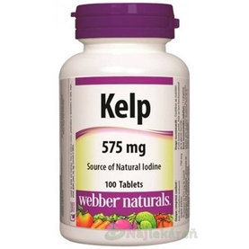 Webber Naturals Kelp 575 mg 100 tbl