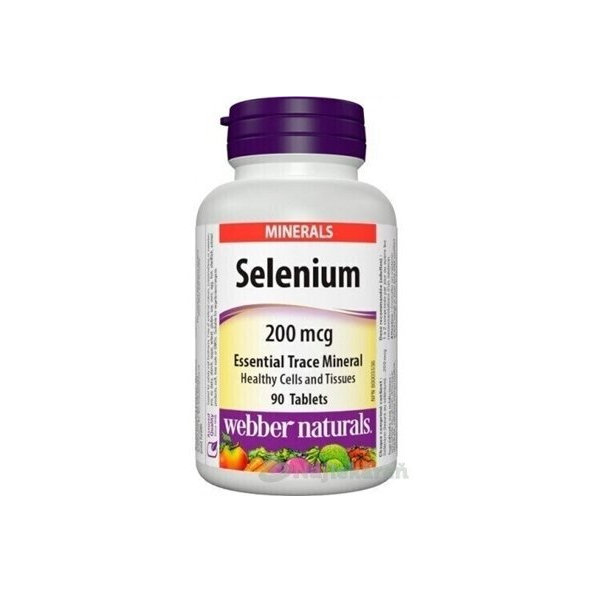 Webber Naturals Selén 200 mcg 90tbl