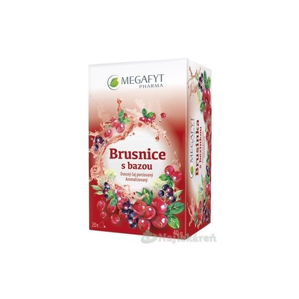 MEGAFYT Brusnice s bazou ovocný čaj 20x2g (40g)