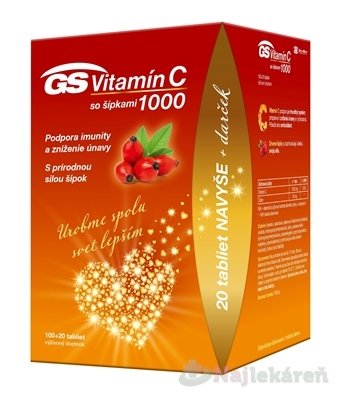 E-shop GS Vitamín C 1000 so šípkami darček 2021