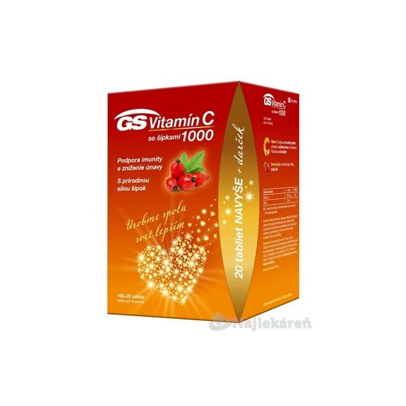 GS Vitamín C 1000 so šípkami darček 2021