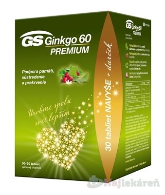 E-shop GS Ginkgo 60 PREMIUM darček 2021