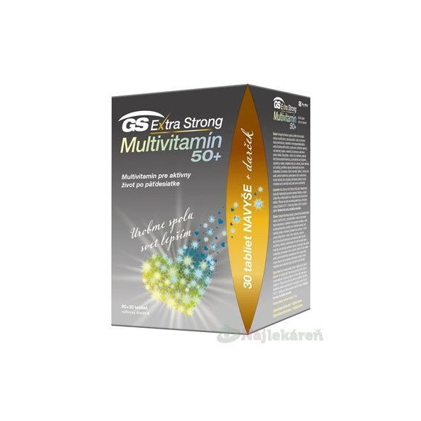 GS Extra Strong Multivitamín 50+ darček 2021