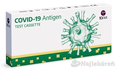 E-shop TOZAX Covid-19 antigen test cassette test na detekciu antigénu - výter z nosa