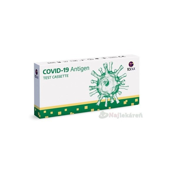 TOZAX Covid-19 antigen test cassette test na detekciu antigénu - výter z nosa