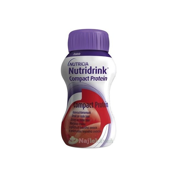NUTRIDRINK COMPACT PROTEIN s príchuťou lesného ovocia 24x125ml