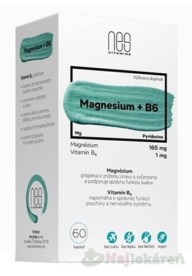 E-shop nesVITAMINS Magnesium 165 mg + B6 1 mg