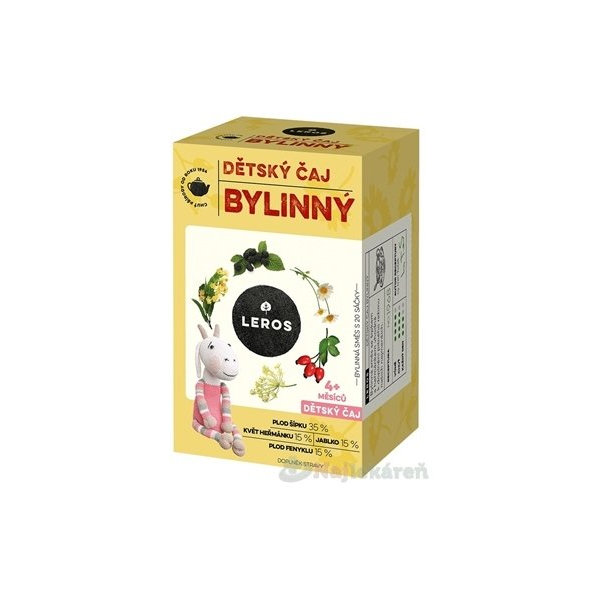 LEROS DETSKÝ ČAJ BYLINNÝ  20x1,8g (36g)