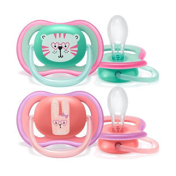 Philips AVENT Cumlík Ultra air 18+m dievča/tiger 2 ks