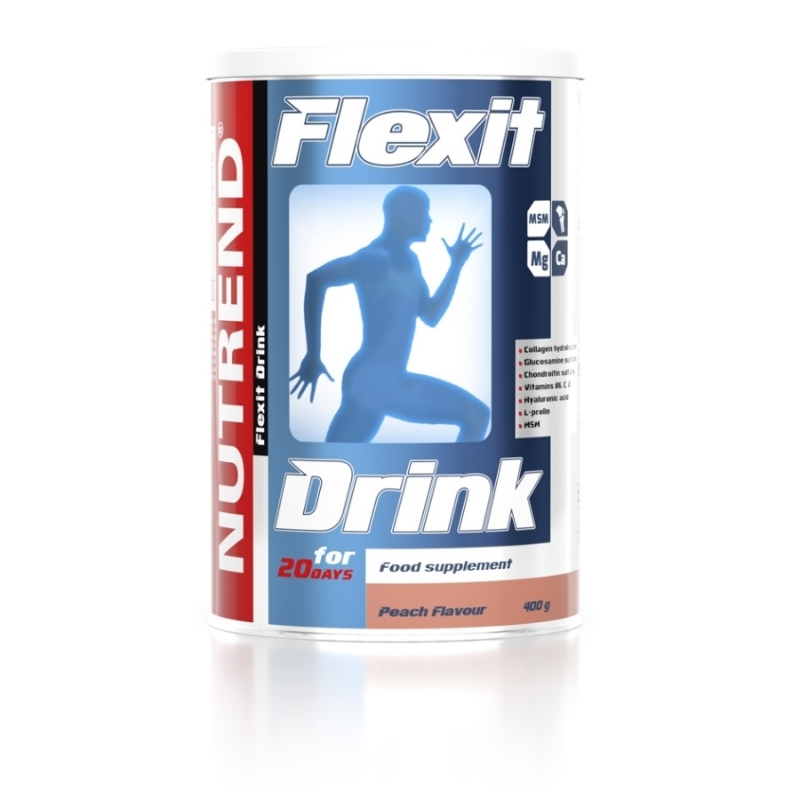 E-shop Kĺbová výživa Flexit Drink 400 g - Nutrend, príchuť broskyňa