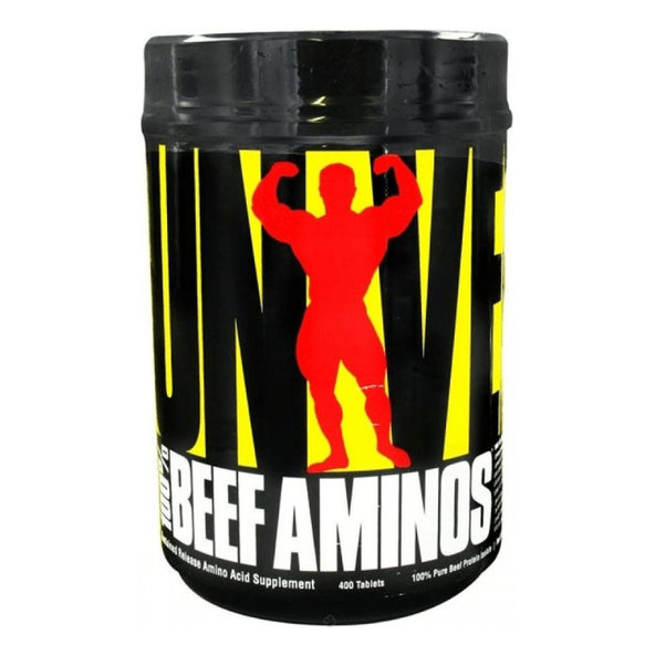 100% Beef Aminos - Universal Nutrition, bez príchute, 400tbl