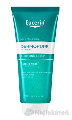 Eucerin DERMOPURE CLINICAL Čistiaci scrub 100ml kúpite na Najlekaren.eu