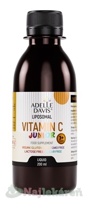 Adelle Davis Liposomal VITAMÍN C Junior mango 200 ml kúpite na Najlekaren.eu
