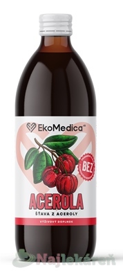 EkoMedica SK Acerola šťava 500 ml kúpite na Najlekaren.eu