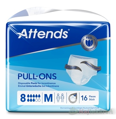 ATTENDS Pull-Ons 8 M inkontinenčné nohavičky 16 ks