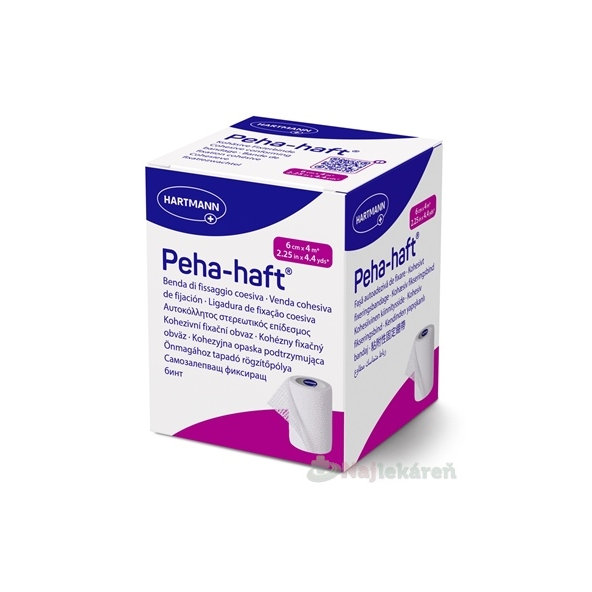 PEHA-HAFT kohézne fixačné ovínadlo 6cmx4m 1ks