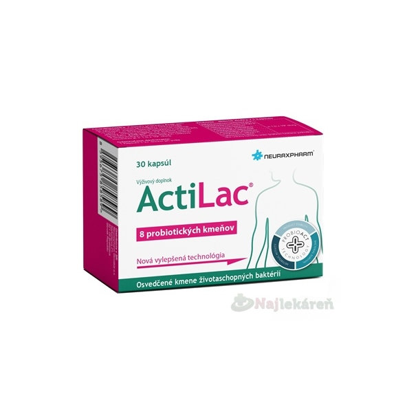 Actilac probiotiká 30 kapsúl
