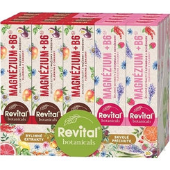Revital Botanicals Magnézium + B6 MIX BOX 20x20 šumivých tabliet
