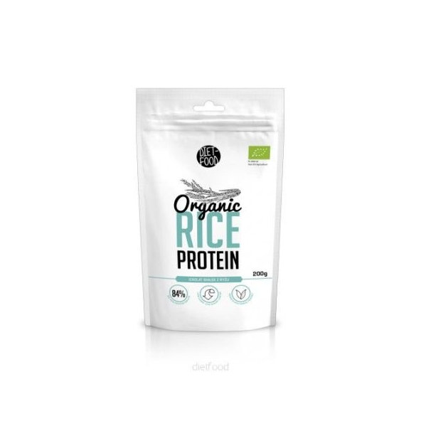 Ryžový proteín Organic Rice 200 g - Diet Food, bez príchute