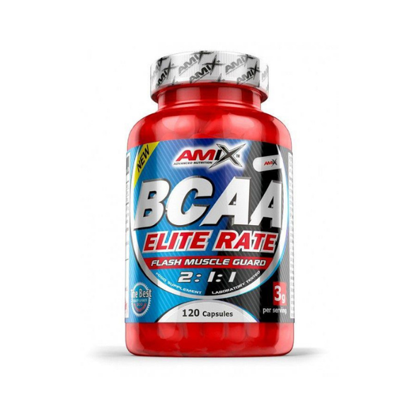 BCAA Elite Rate - Amix, bez príchute, 120cps