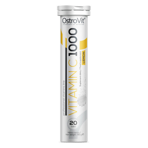 Vitamín C 1000 20 tab - OstroVit, príchuť citrón
